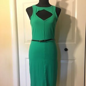 The perfect green BEBE dress